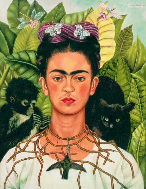 Frida Kahlo Autoritratto con collana di spine 1940